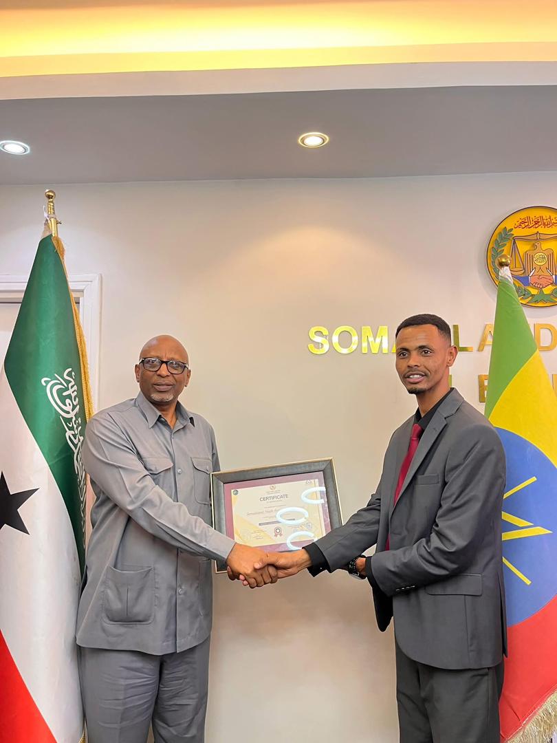 Somaliland Embassy in Ethiopia Award.