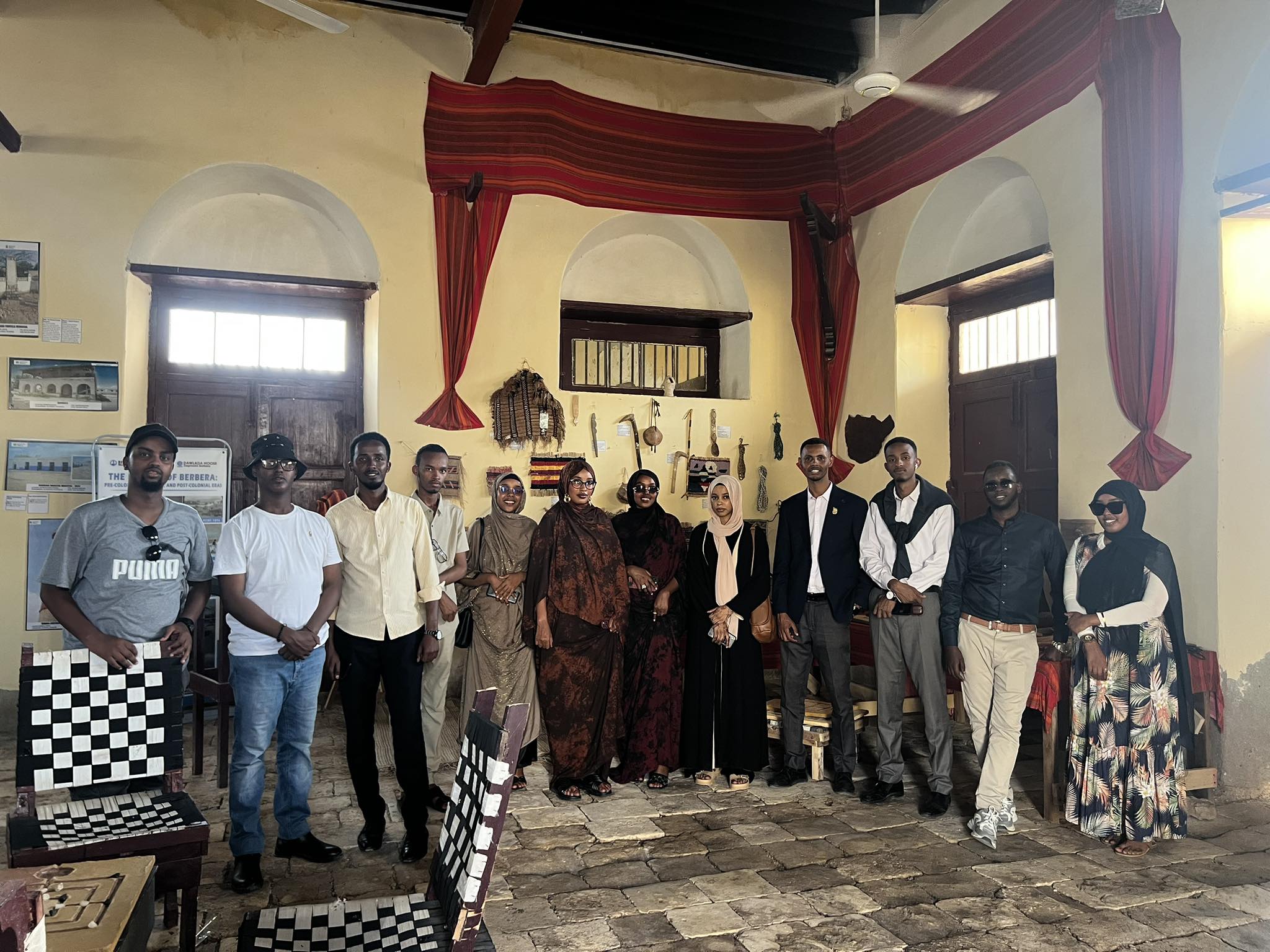 SOYAC at Berbera Museum.