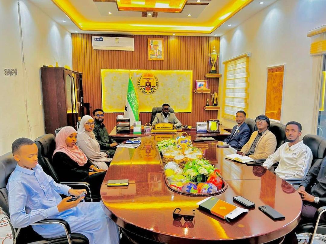 The meeting between the Minister of Youth and Sports of the Republic of Somaliland and the SOYAC organization.